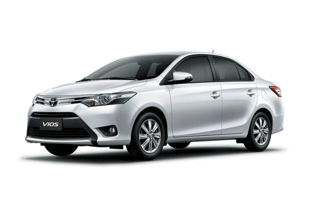 Toyota Vios -120 MYR (2 Passengers + 2 Luggages)